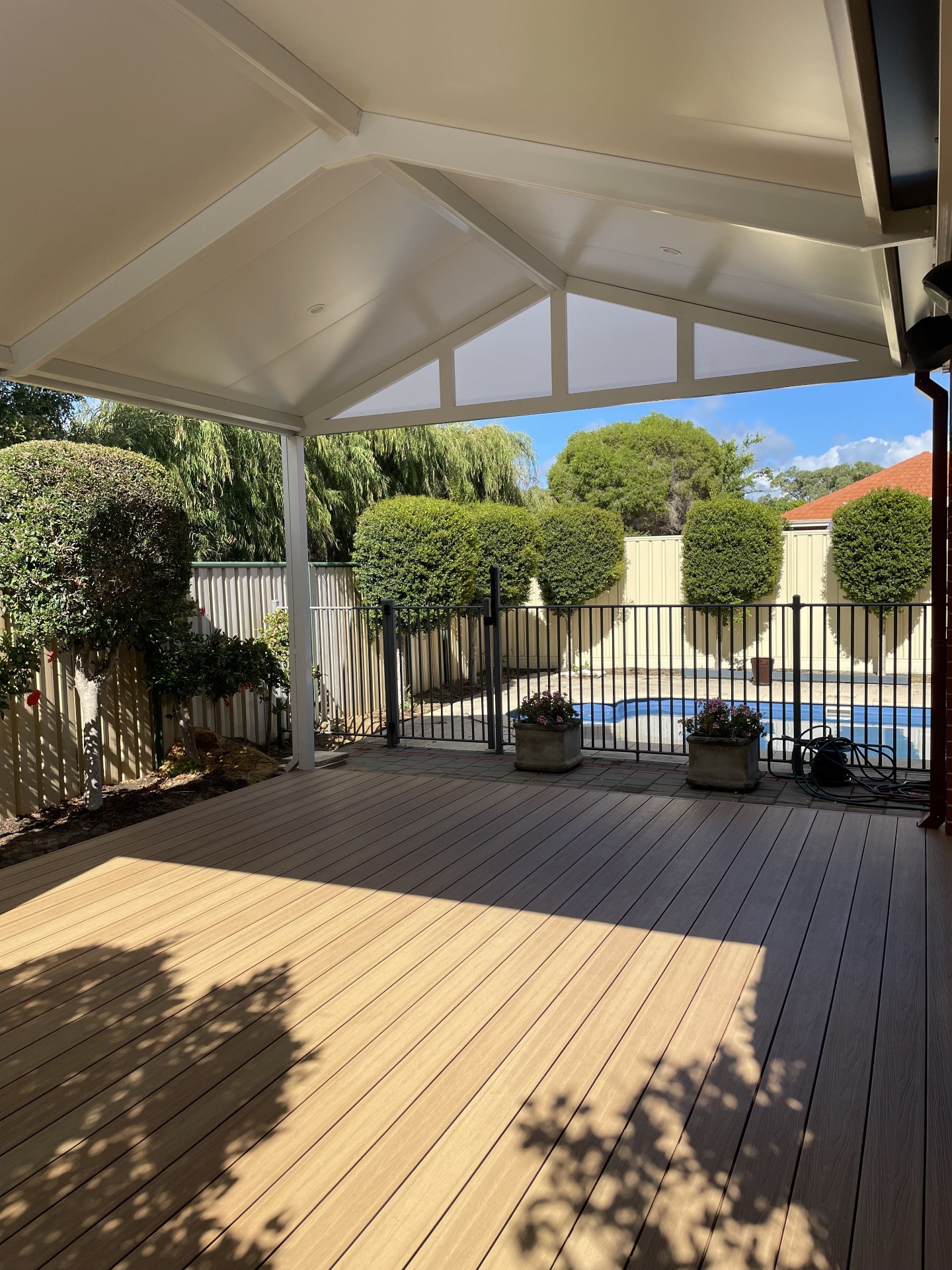 Composite pool deck installation in Perth